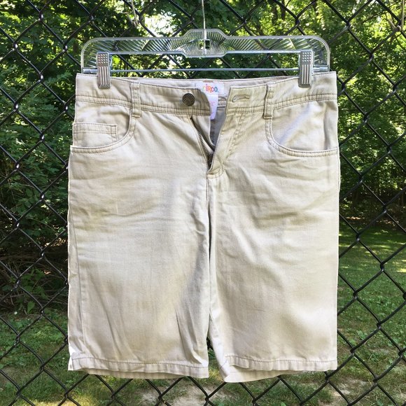 Cream 'Circo' Girl's Long Twill Shorts - Picture 1 of 4